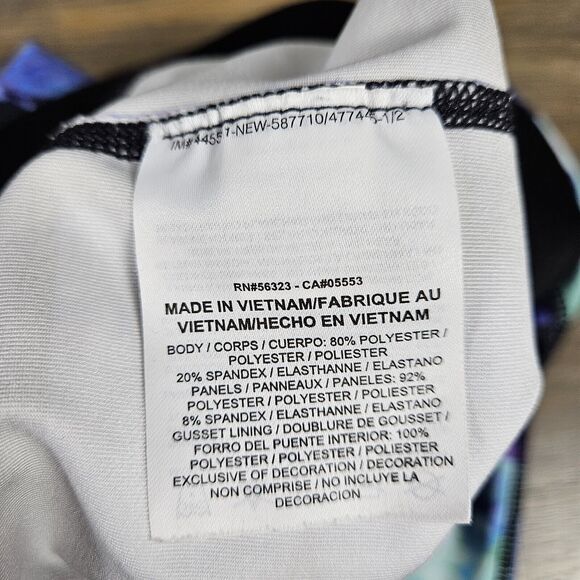 Women's Nike Pro Running Multicolor Floral Cropped Leggings Sz Medium - Picture 4 of 7